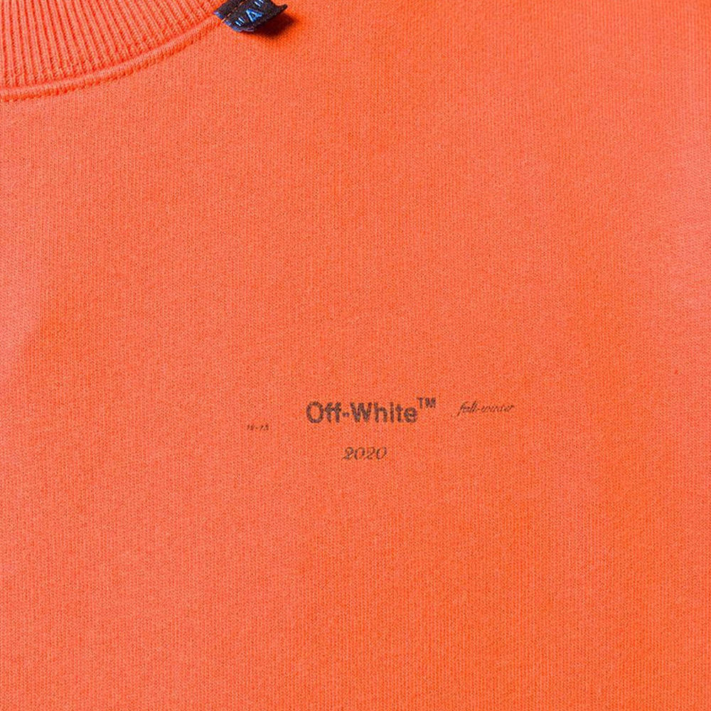 OFF WHITE 男士橙色卫衣 OMBA035F19E30011-1910商品第3张图片规格展示