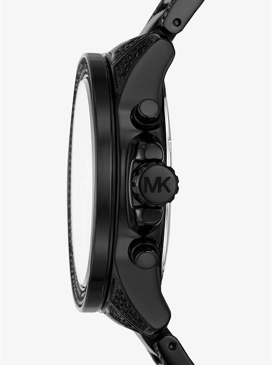 商品Michael Kors|Wren Pavé Black-Tone Watch,价格¥2047,第4张图片详细描述