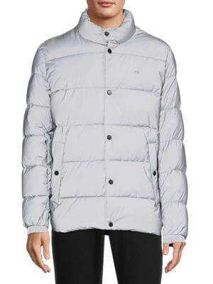 商品Calvin Klein|Sheen Water-Resistant Down Puffer Jacket,价格¥573,第1张图片