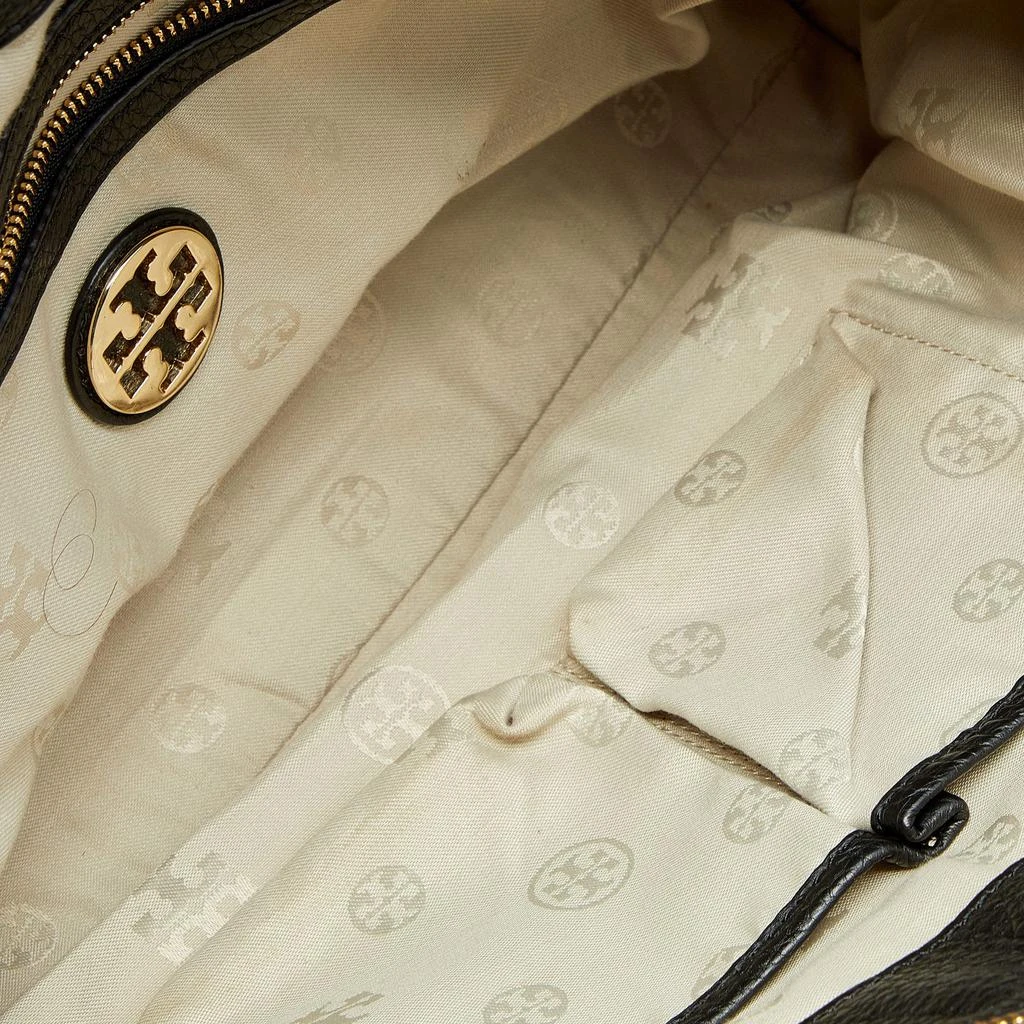 Tory Burch Black Leather Logo Amanda Tote 商品