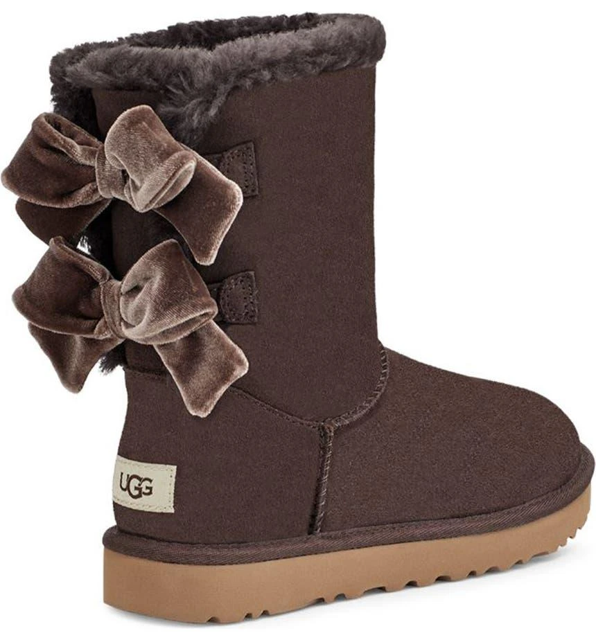 商品UGG|Bailey Bow Velvet Ribbon Faux Fur Lined Boot,价格¥972,第2张图片详细描述