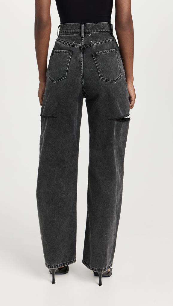 【送料&関税込】Maison Margiela Fluid Denim Canvas Jeans Maison Margiela Denim Jeans with Slash Details | Shopbop