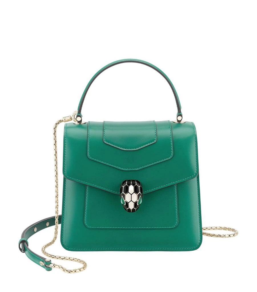 商品BVLGARI|Leather Serpenti Forever Top-Handle Bag,价格¥29346,第1张图片
