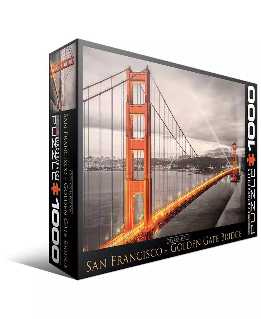 商品Crayola|City Collection - San Francisco - Golden Gate Bridge - 1000 Piece Puzzle,价格¥144,第1张图片