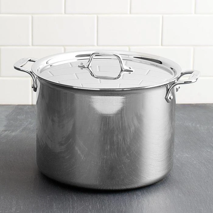 商品All-Clad|Stainless Steel 12-Quart Stock Pot with Lid,价格¥2990,第2张图片详细描述