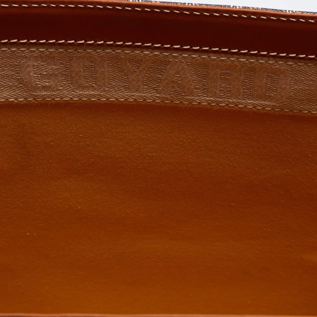 Goyard Brown Goyardine Coated Canvas and Leather Saigon MM Top Handle Bag商品第10张图片规格展示