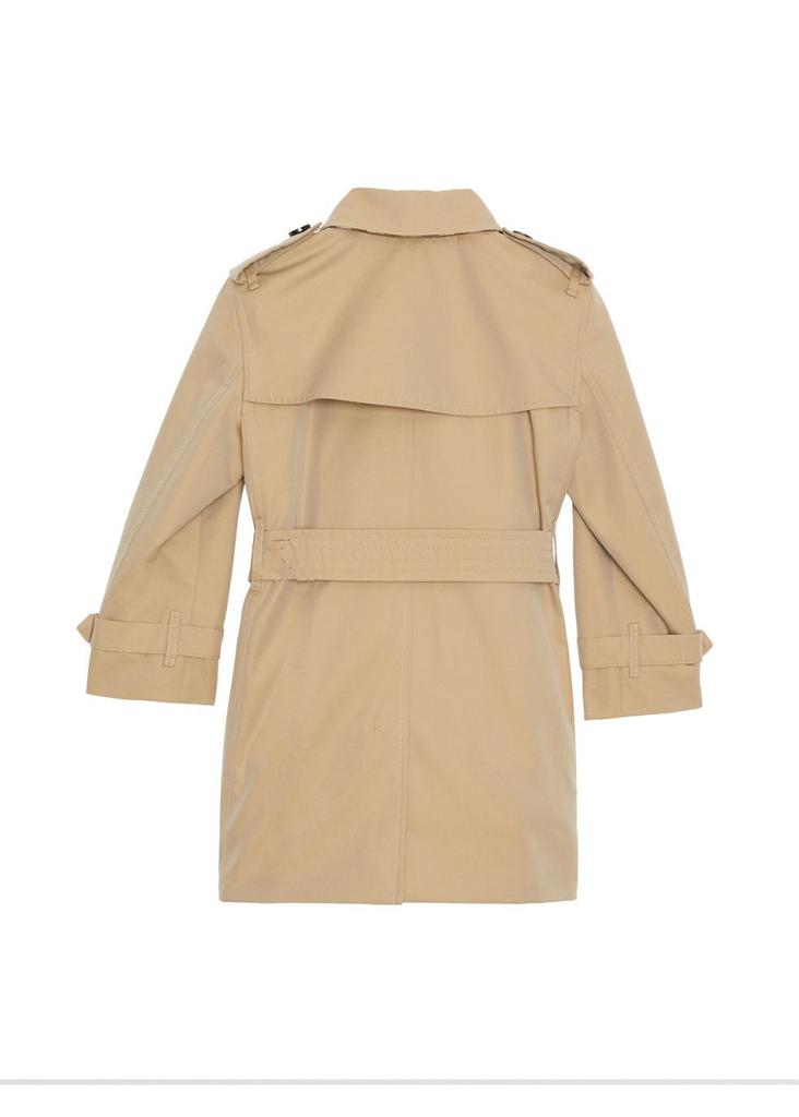 Cotton gabardine trench coat商品第3张图片规格展示