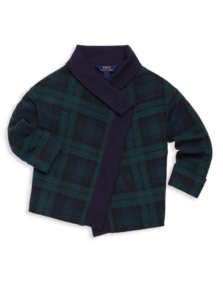 商品Ralph Lauren|Toddler's, Little Girl's & Girl's Shawl Cardigan,价格¥242,第1张图片