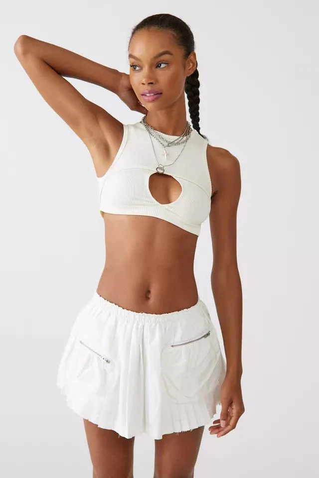 商品BDG|BDG Colton Cargo Pleated Mini Skirt,价格¥149,第5张图片详细描述