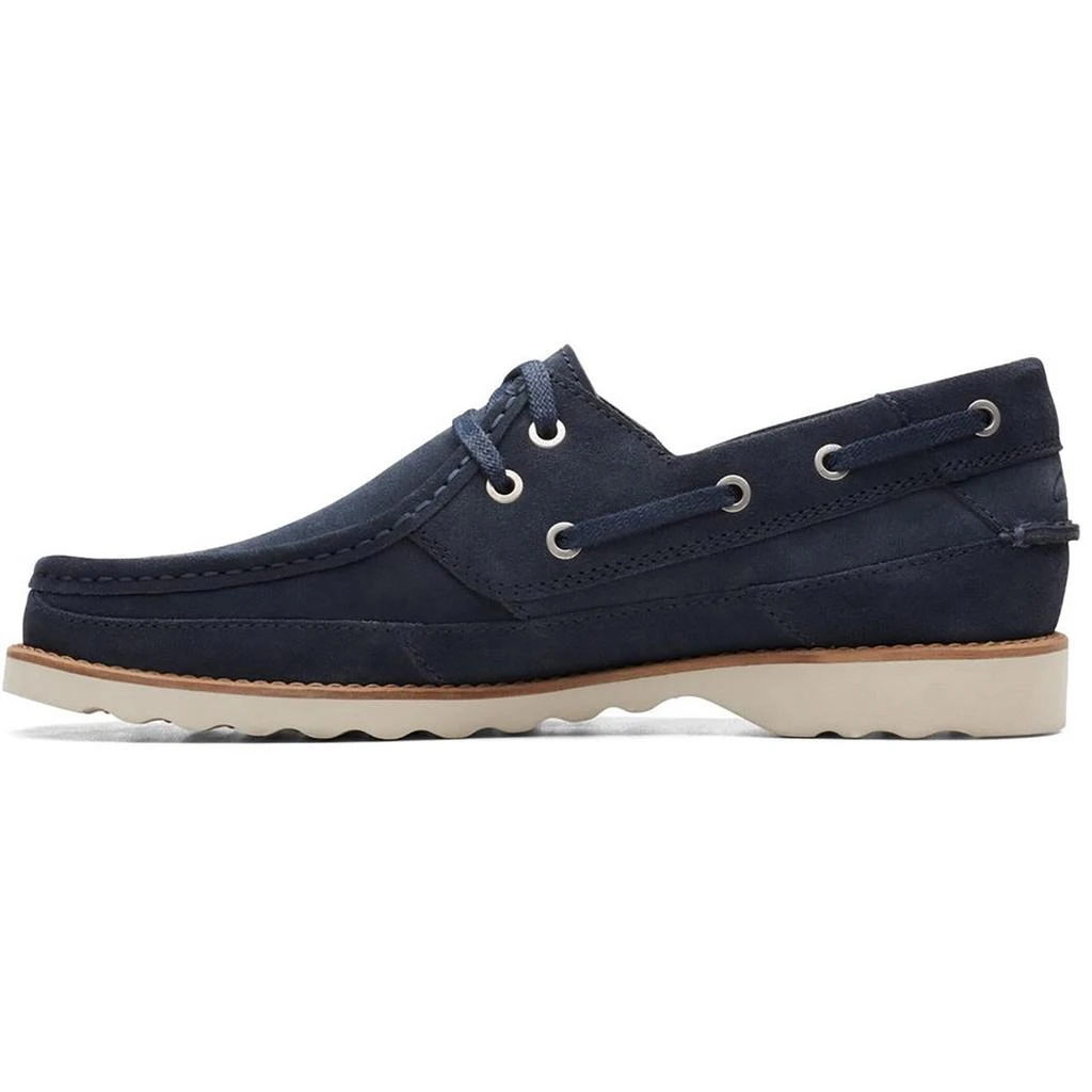 商品Clarks|Durleigh Sail Mens Suede Lace Up Boat Shoes,价格¥362,第2张图片详细描述