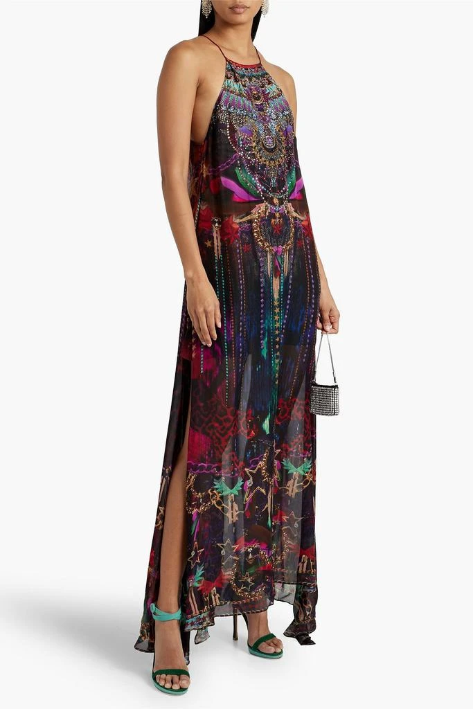 商品Camilla|Embellished printed silk-chiffon maxi dress,价格¥1980,第2张图片详细描述