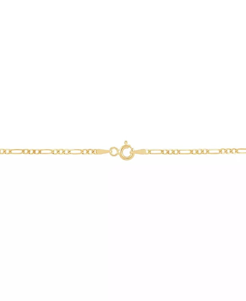 商品Italian Gold|Polished 20" Figaro Chain (1.85mm) in 10K Yellow Gold,价格¥8844,第4张图片详细描述
