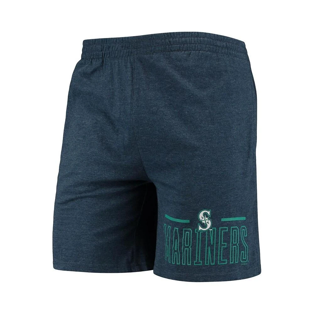 商品Concepts Sport|Men's Navy, Aqua Seattle Mariners Meter T-shirt and Shorts Sleep Set,价格¥417,第3张图片详细描述