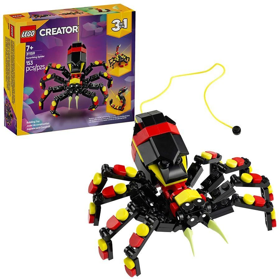 商品Lego Creator|Wild Animals: Surprising Spider 153 Pieces,价格¥95,第1张图片