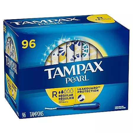 商品Tampax|珍珠导管卫生棉条 96支装 普通流量（6-9g）,价格¥116,第2张图片详细描述
