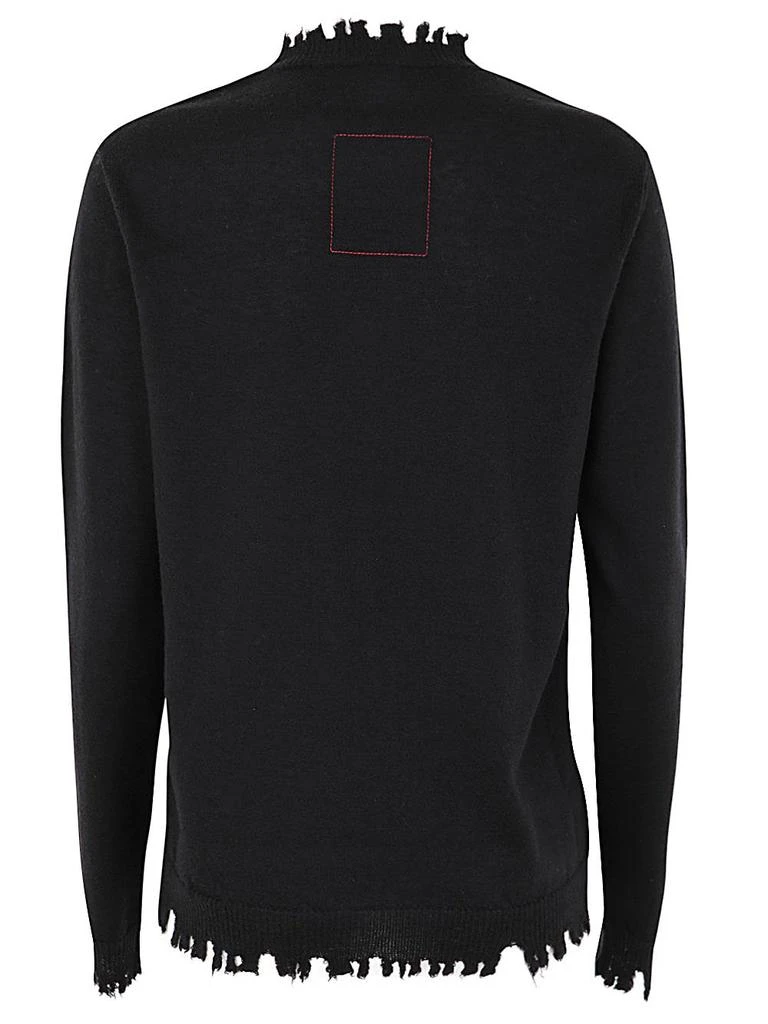 商品Uma Wang|Uma Wang Distressed Crewneck Knitted Jumper,价格¥2801,第2张图片详细描述