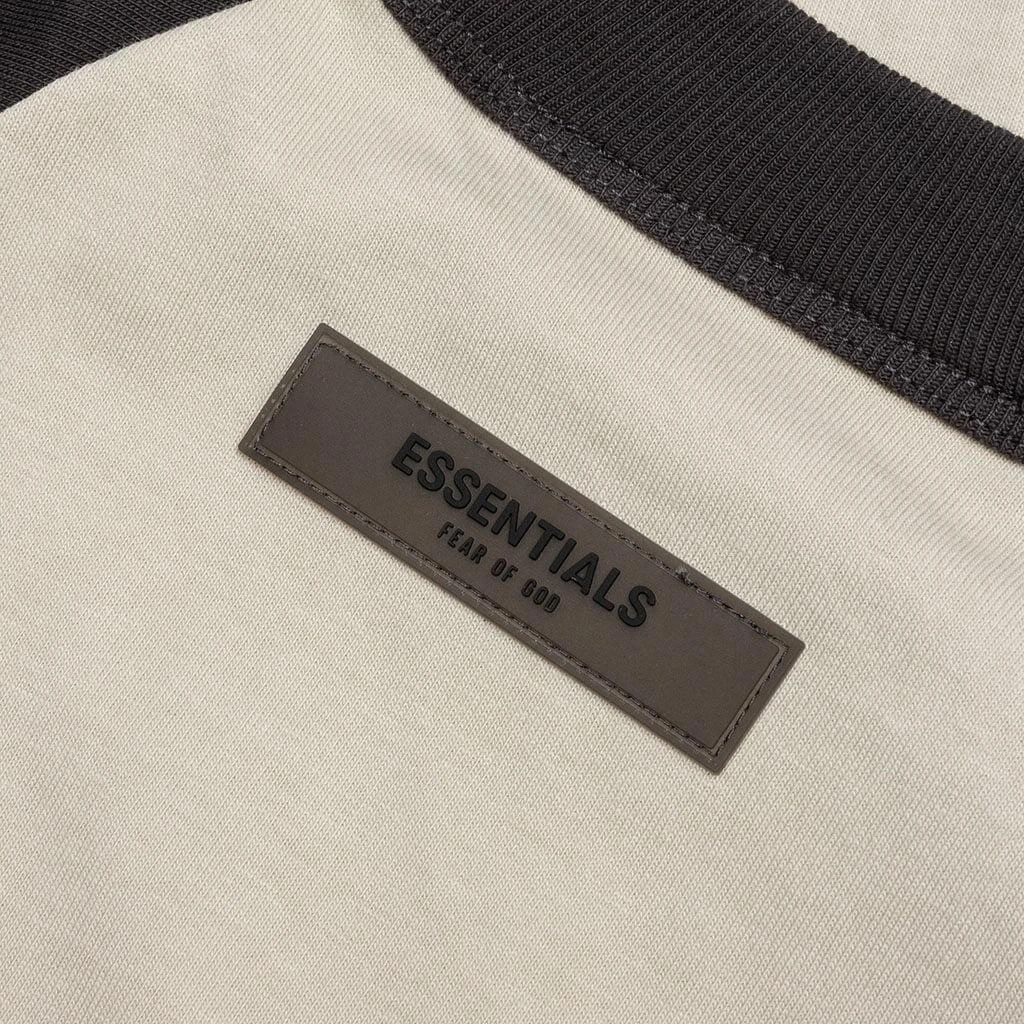 商品Essentials|Fear of God Essentials Kid's 3/4 Sleeve Baseball Tee - Wheat,价格¥206,第4张图片详细描述