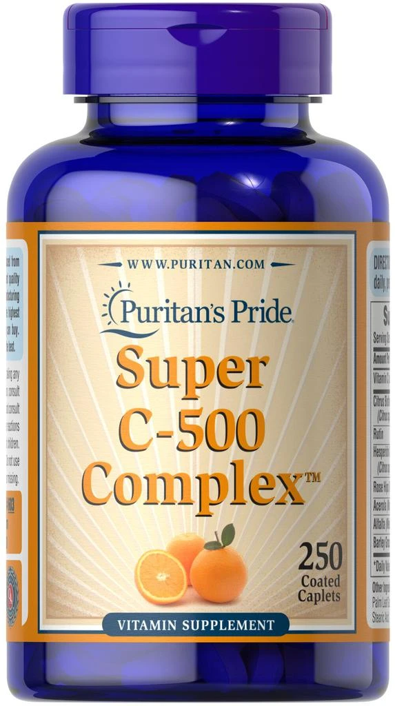 商品Puritan's Pride|复合维生素C 250片/瓶,价格¥390,第1张图片