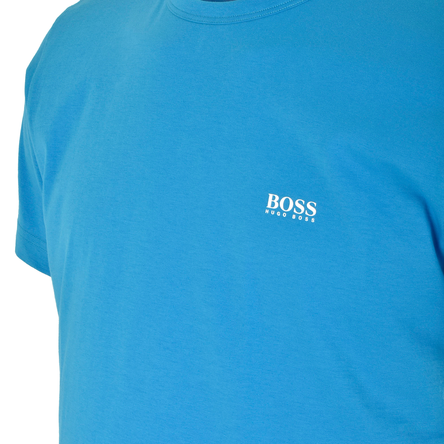Hugo Boss 雨果博斯 男士短袖T恤蓝色 TEE-50399333-431商品第2张图片规格展示