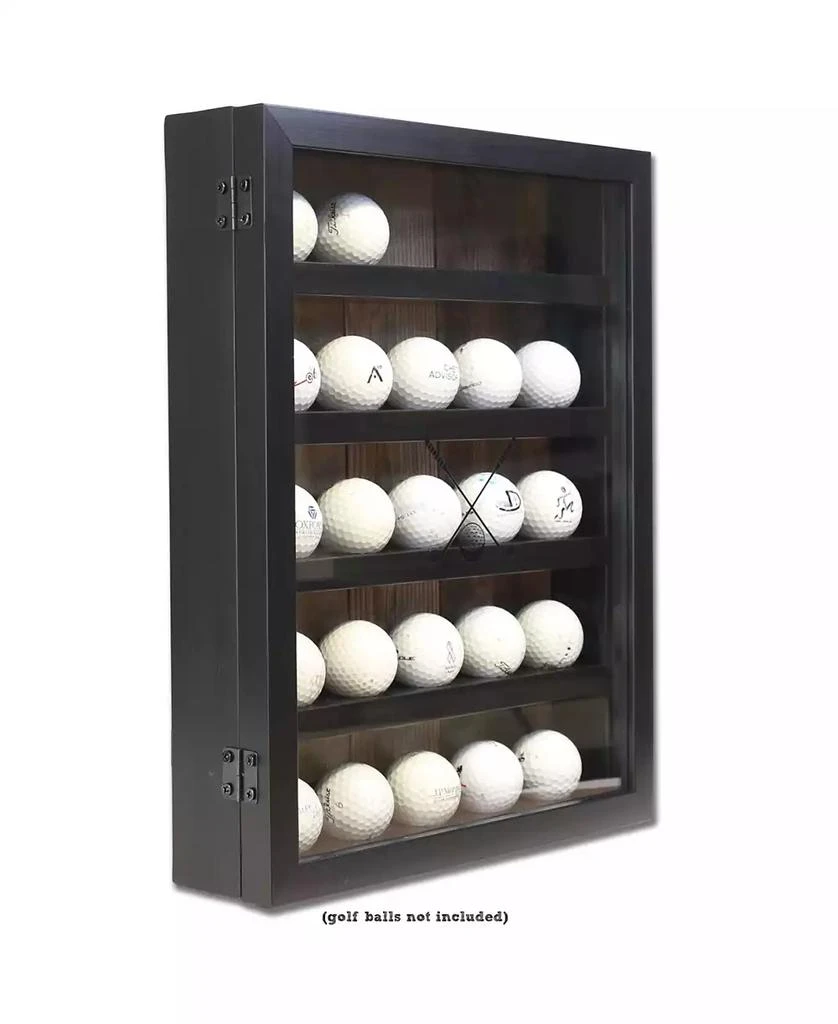 商品Lawrence Frames|Golf Ball Shadow Box Display Case - Holds 25 Logo Balls, 11" x 14",价格¥396,第2张图片详细描述