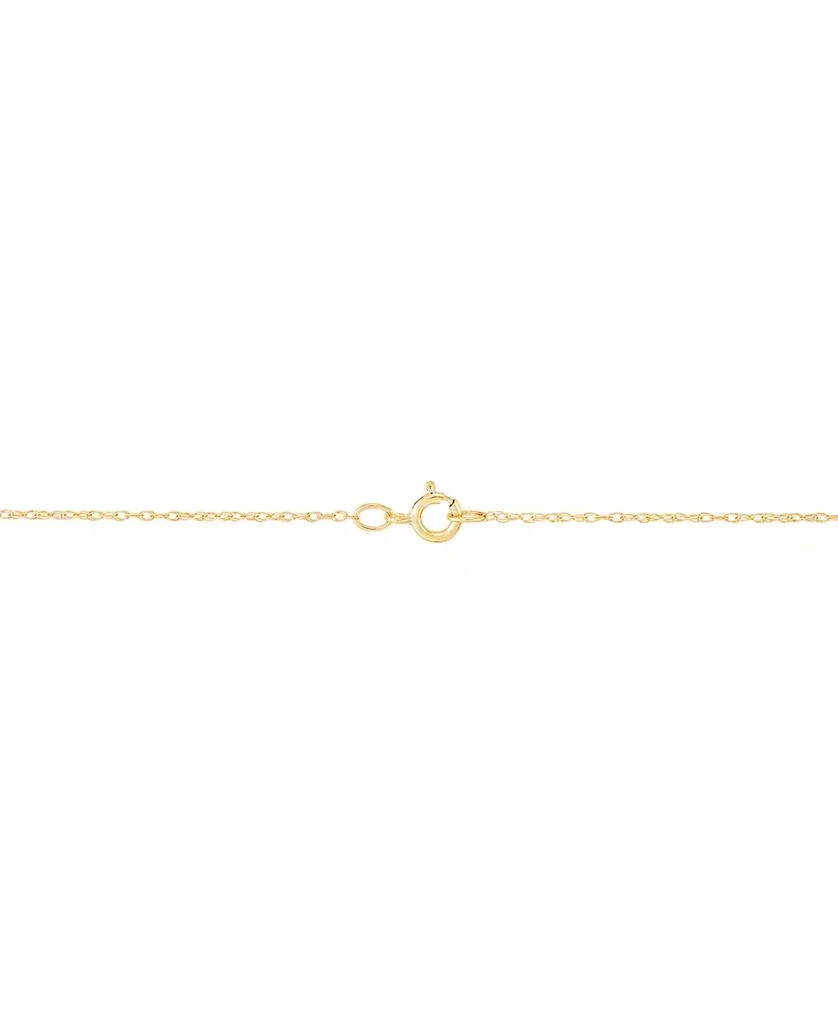 商品Macy's|Diamond Starfish 18" Pendant Necklace (1/10 ct. t.w.) in 10k Gold,价格¥1344,第4张图片详细描述