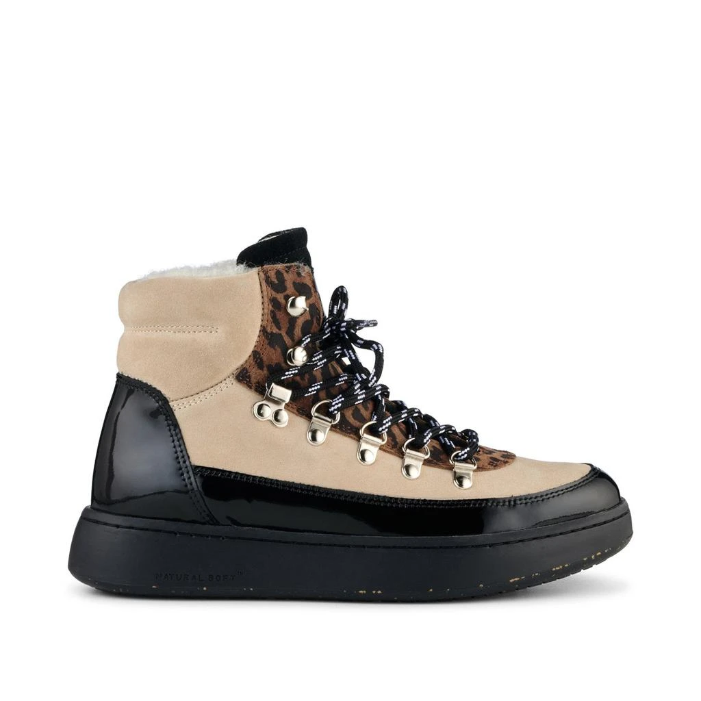 商品Woden|Iris Mix Boot Leopard,价格¥610,第1张图片