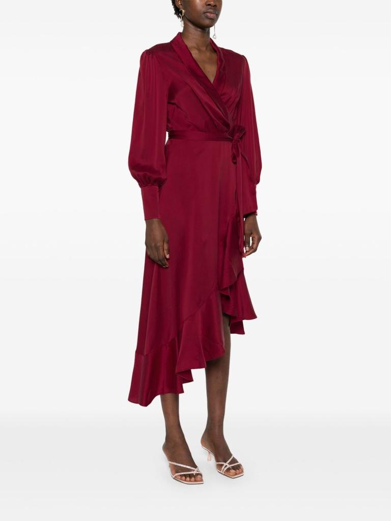 ZIMMERMANN 8066DR25RPTL 関税送料込 Zimmermann SILK WRAP MIDI DRESS - Dresses & Skirts - BeyondStyle