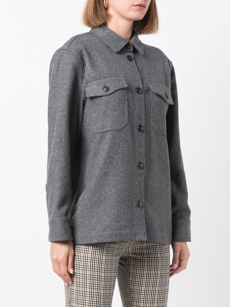 商品Tommy Hilfiger|TOMMY HILFIGER - Wool Shirt Jacket,价格¥1522,第5张图片详细描述