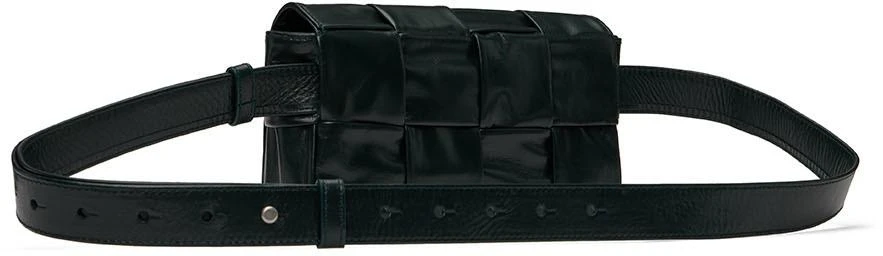 商品Bottega Veneta|黑色迷你 Cassette 腰包,价格¥18584,第3张图片详细描述