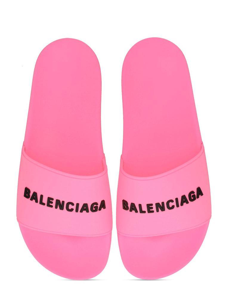商品Balenciaga|10mm Rubber Slide Sandals,价格¥2783,第6张图片详细描述