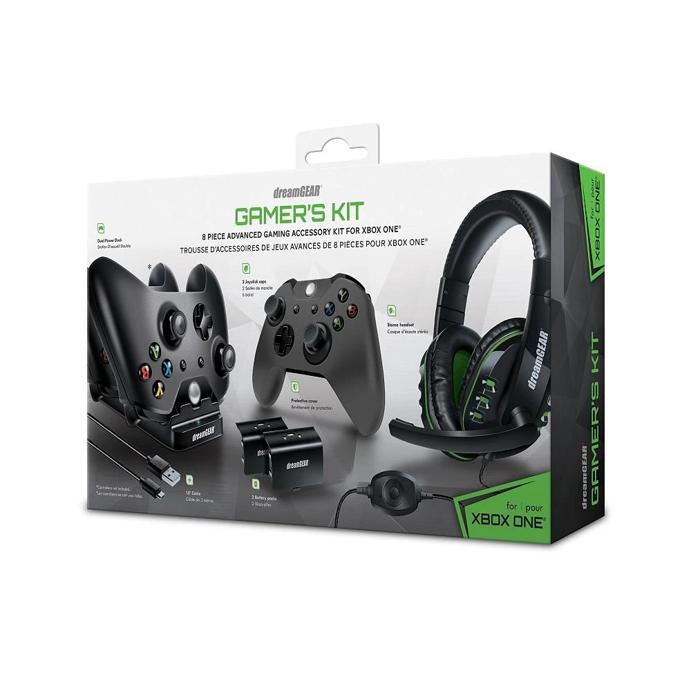 商品Bionik|CLOSEOUT! dreamGEAR Gamer's Kit For Xbox One 8 In 1,价格¥368,第2张图片详细描述