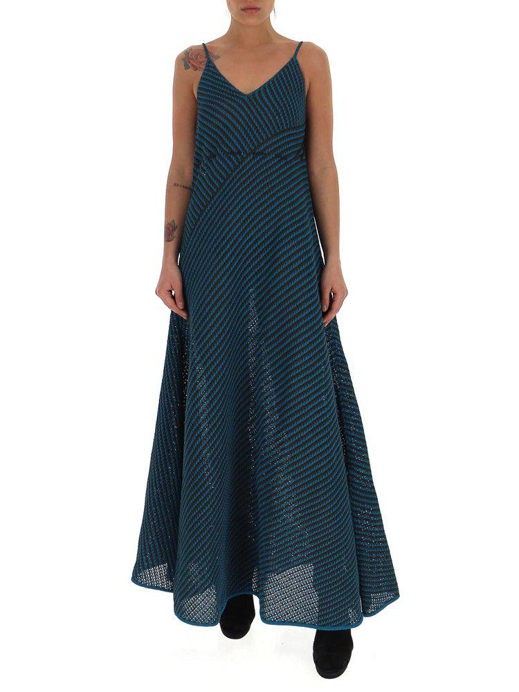 Bottega Veneta Sleeveless Knitted Maxi Dress商品第1张图片规格展示