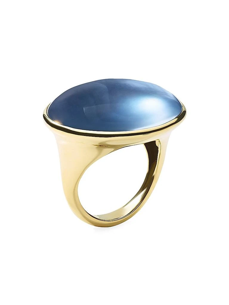 商品Ippolita|Rock Candy® 18K Yellow Gold & Onyx Cabochon Triplet Ring,价格¥20705,第1张图片