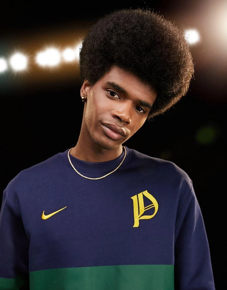 商品NIKE|Nike Football World Cup 2022 Portugal unisex club crew sweat in navy,价格¥360,第4张图片详细描述