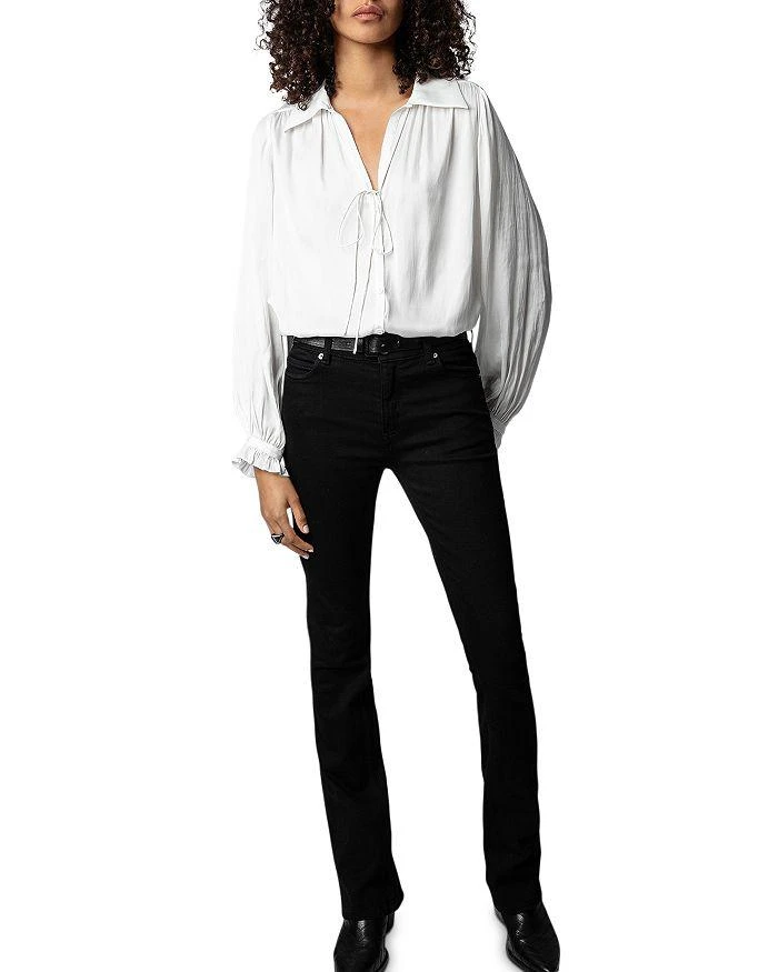 商品Zadig&Voltaire|Tilan Tie Neck Blouse,价格¥1739,第3张图片详细描述