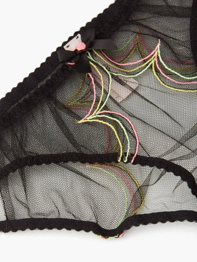 商品L'Agent by Agent Provocateur|Lorna scallop-embroidered tulle briefs,价格¥142,第4张图片详细描述