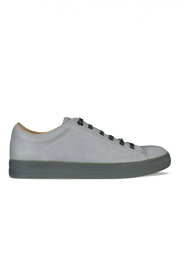 商品Lanvin|Luxury Sneakers For Men   Lanvin Dbb1 Sneakers In Reflective Gray Leather,价格¥1986,第1张图片