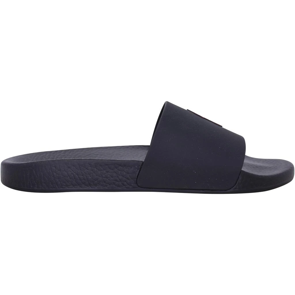 商品Ralph Lauren|Ralph Lauren Polo Slide SN SLI Black/Red  809852071004 Men's,价格¥332,第1张图片