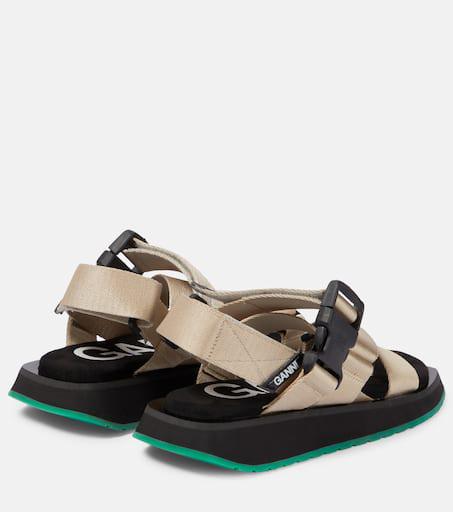【関税&送料込】Ganni Studded Sandal Ganni Women's Retro Stud-detail Clogs Sandals Size 36 EU
