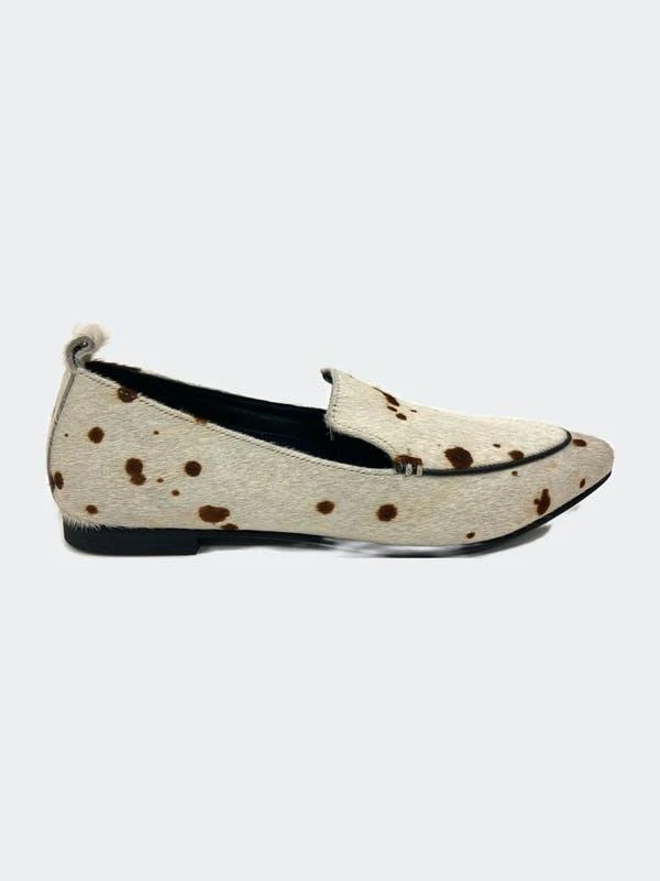 商品oobash|Addy White Haircalf Flats,价格¥530,第1张图片