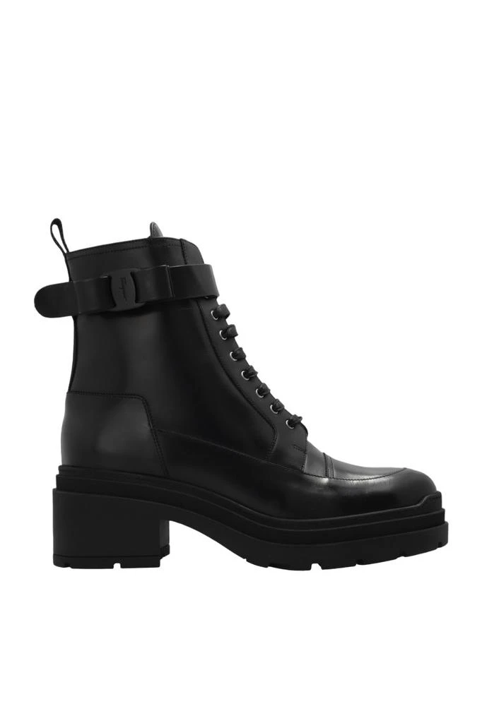 商品Salvatore Ferragamo|Ladies Black Lober Ankle Boots,价格¥4867,第1张图片