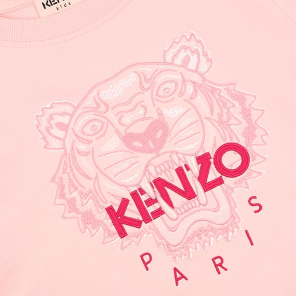 Girls Pale Pink Tiger Sweatshirt商品第2张图片规格展示
