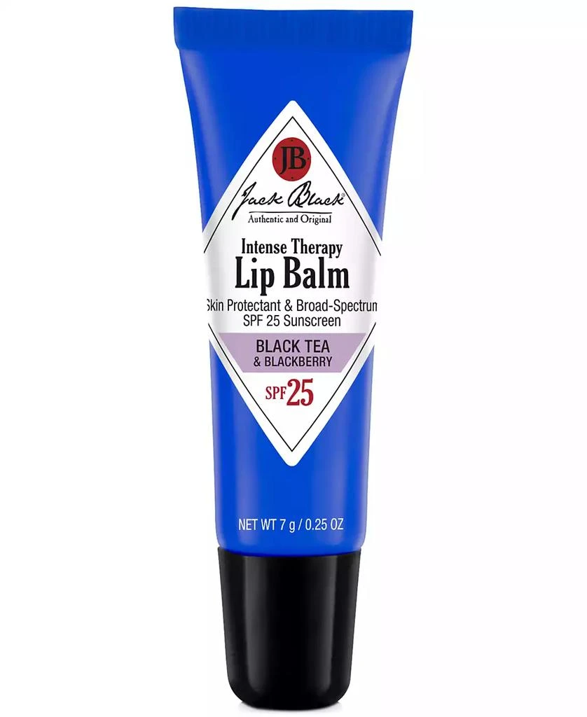 商品Jack Black|Intense Therapy Lip Balm SPF 25 with Black Tea & Blackberry, 0.25 oz,价格¥75,第1张图片