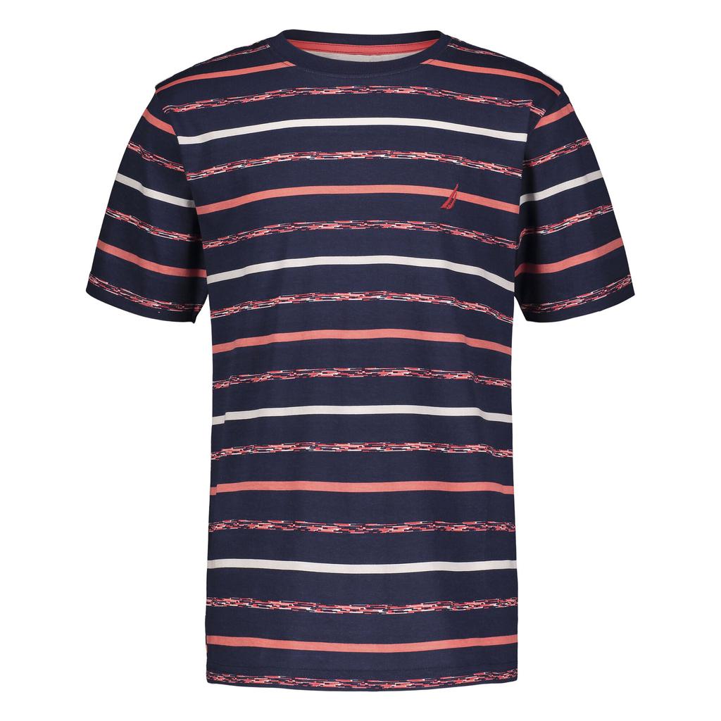 Nautica Toddler Boys' Textured Stripe T-Shirt (2T-4T)商品第1张图片规格展示