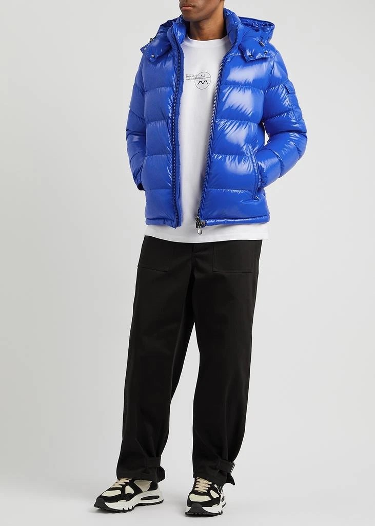 商品Moncler|Maya blue hooded quilted shell jacket,价格¥10993,第4张图片详细描述