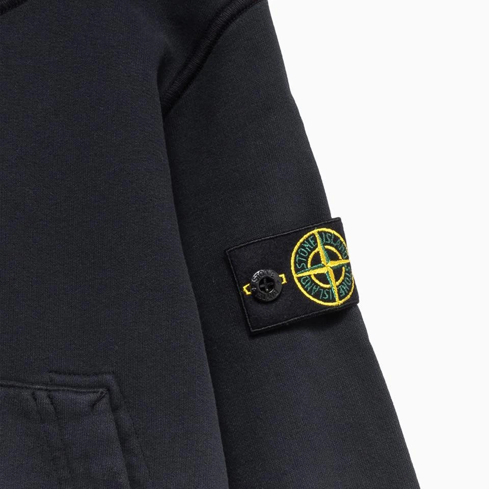 商品Stone Island Junior|Hooded Sweatshirt In Cotton,价格¥1176,第3张图片详细描述