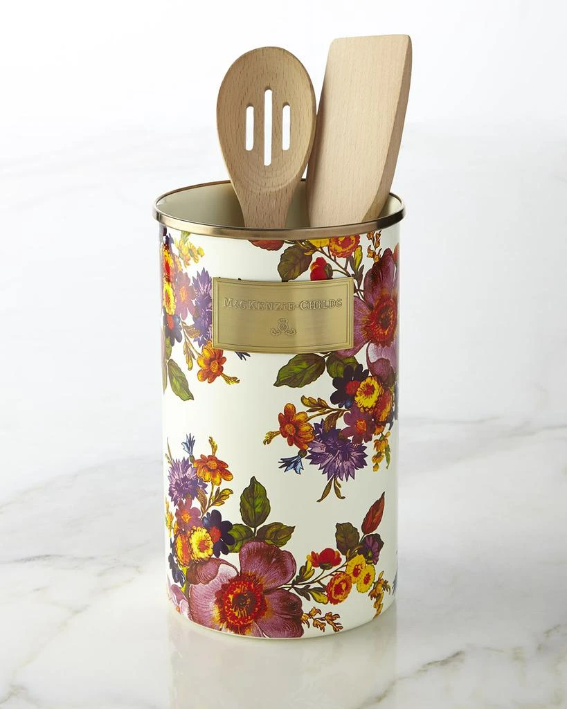 商品MacKenzie-Childs|Flower Market White Utensil Holder,价格¥760,第1张图片