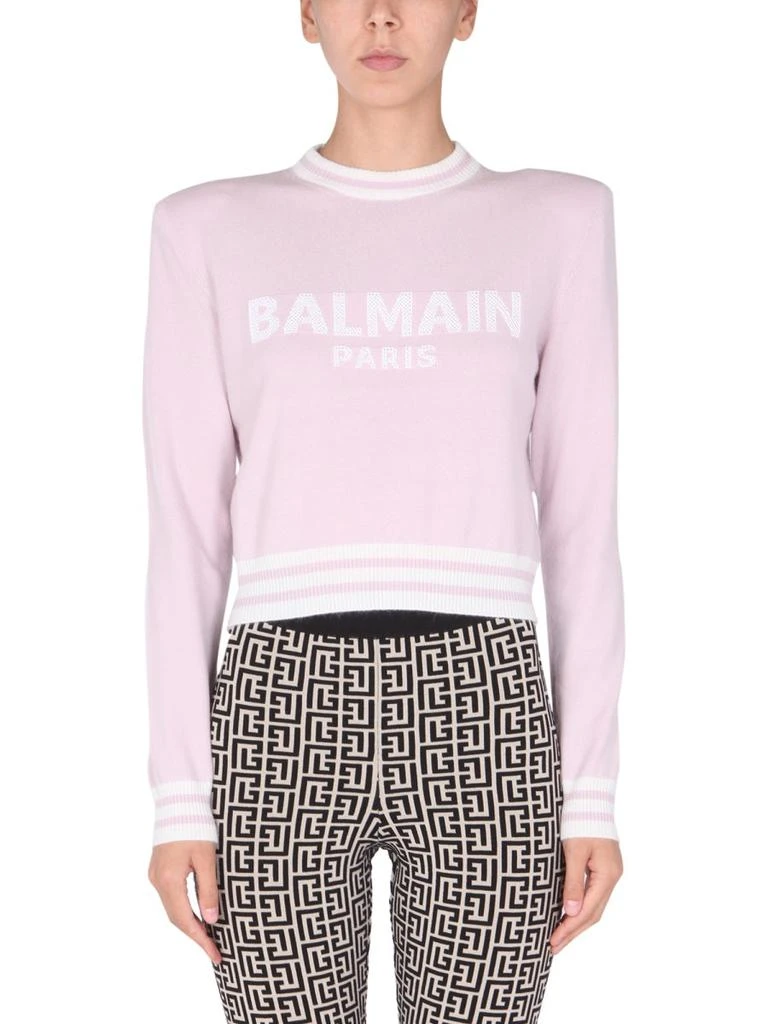 商品Balmain|CROPPED SWEATER,价格¥4392,第1张图片