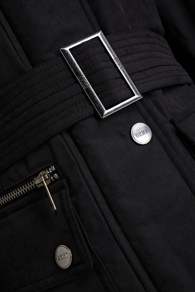 商品DKNY|Faux fur-trimmed shell hooded coat,价格¥859,第6张图片详细描述
