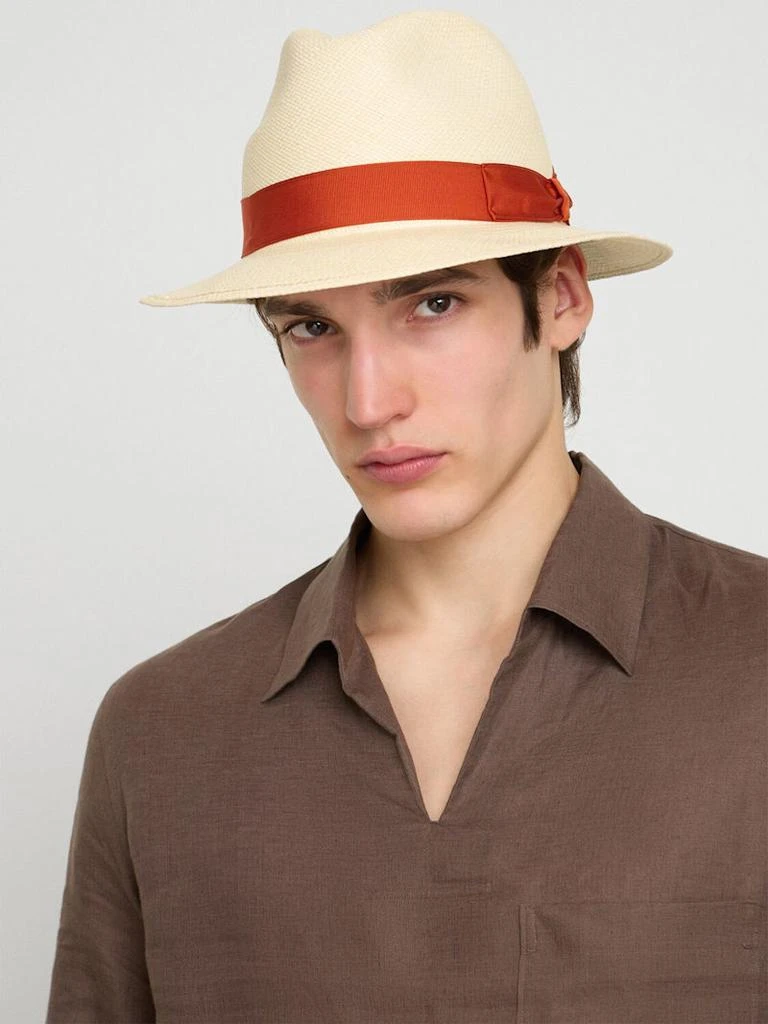 商品BORSALINO|"QUITO"中帽檐巴拿马草帽,价格¥2158,第2张图片详细描述
